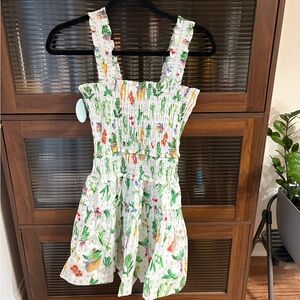 Hill House - The Azalea Mini Nap Dress in Farmers Marker